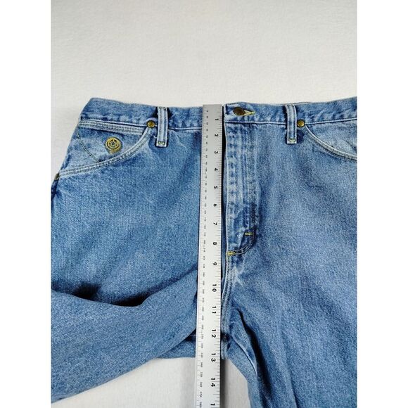 Wrangler Jeans Men's 35‎x32 Blue George Strait Collection Westerncore Cowboycore - Picture 13 of 14